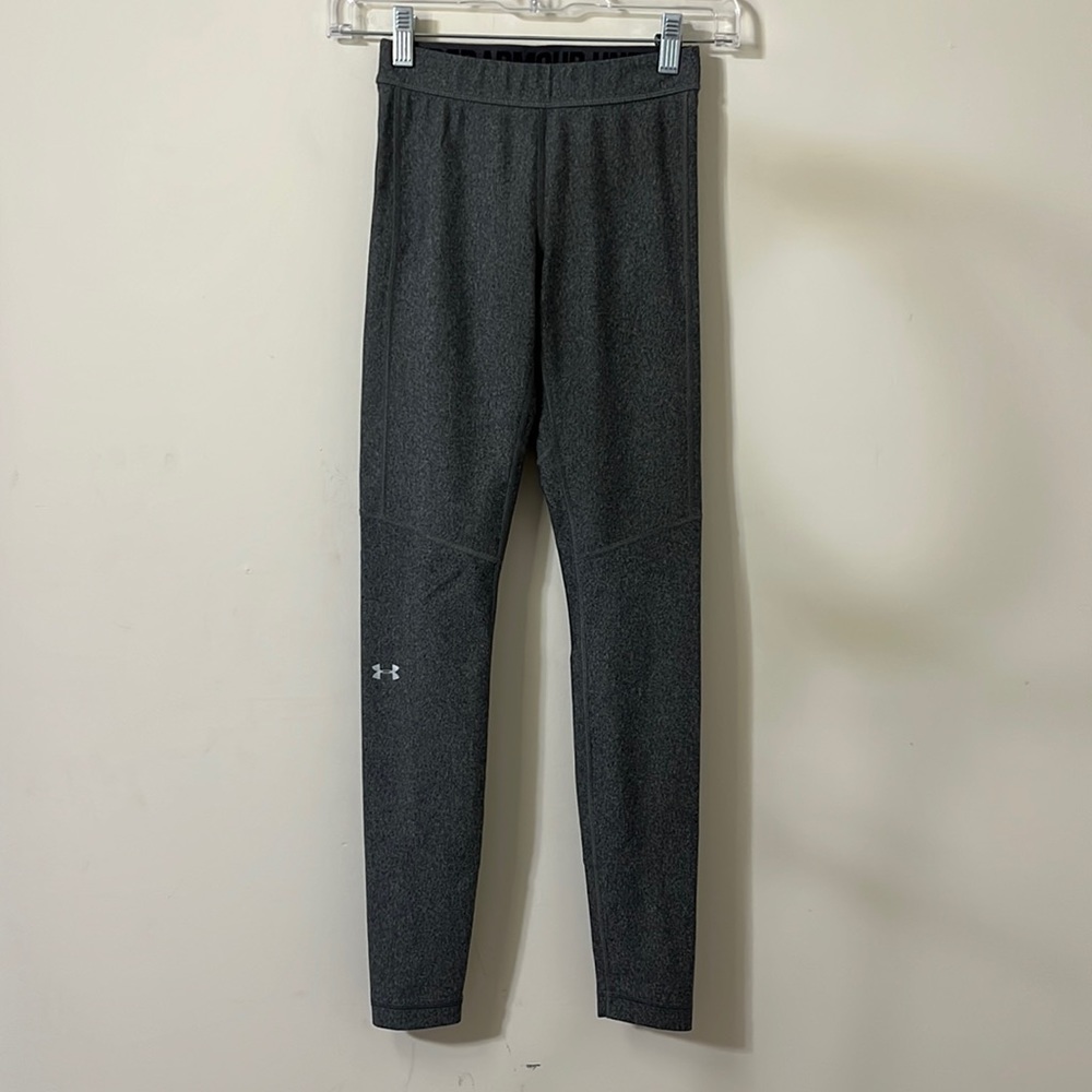 Under Armour Heatgear Gray Full Length Leggings Size XS